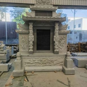 许昌 芝麻灰高档墓碑、土墓，一套也支持定做