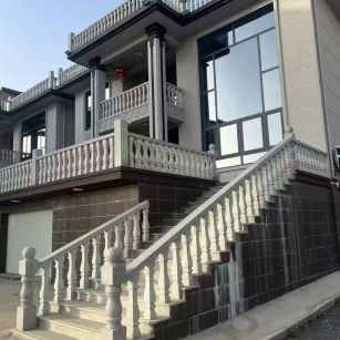 许昌 芝麻白别墅阳台栏杆，楼梯栏杆