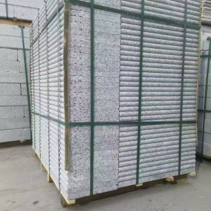 许昌 芙蓉白3公分厚磨圆边、拉槽，楼梯踏步