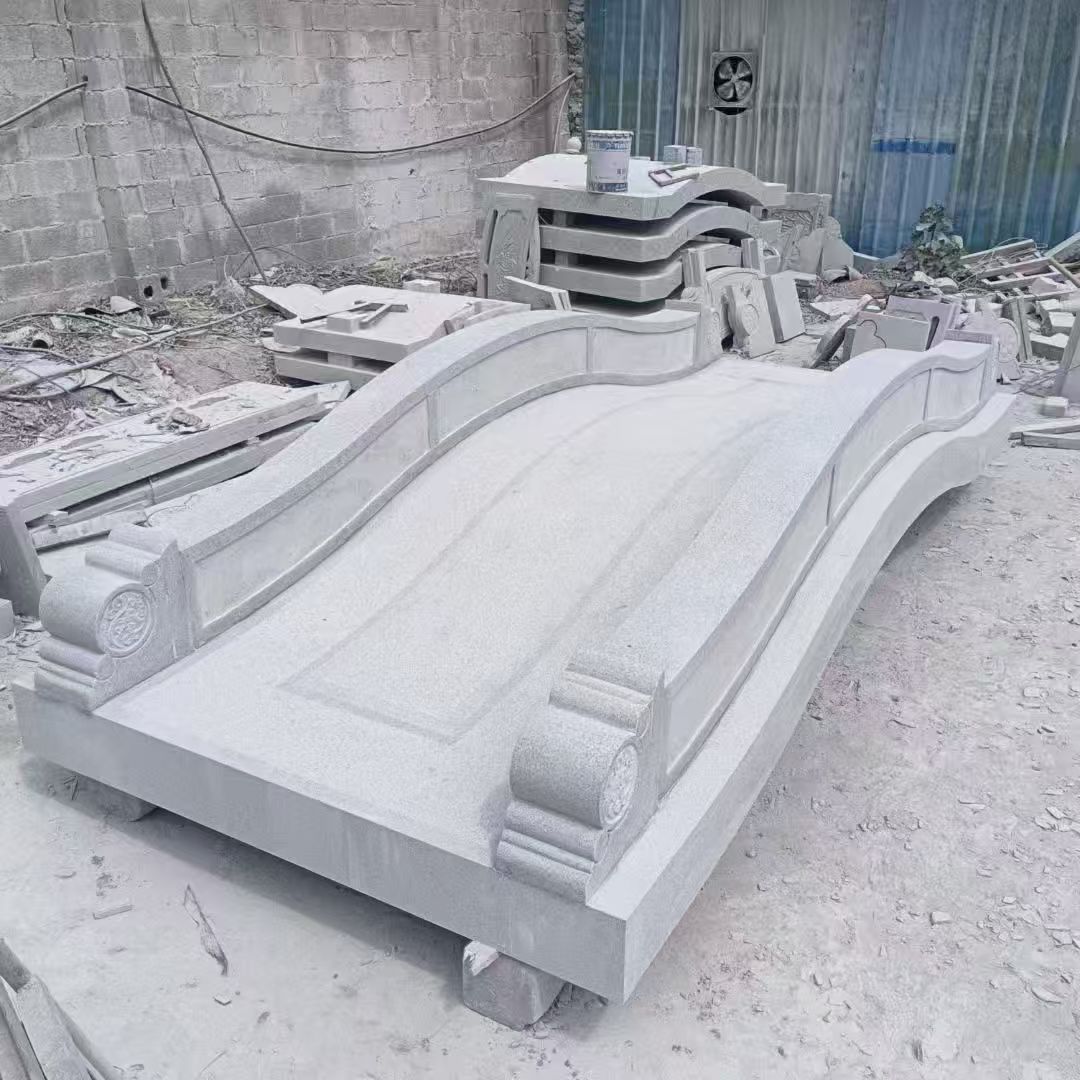 许昌 芝麻灰花岗岩园林景观 小石桥