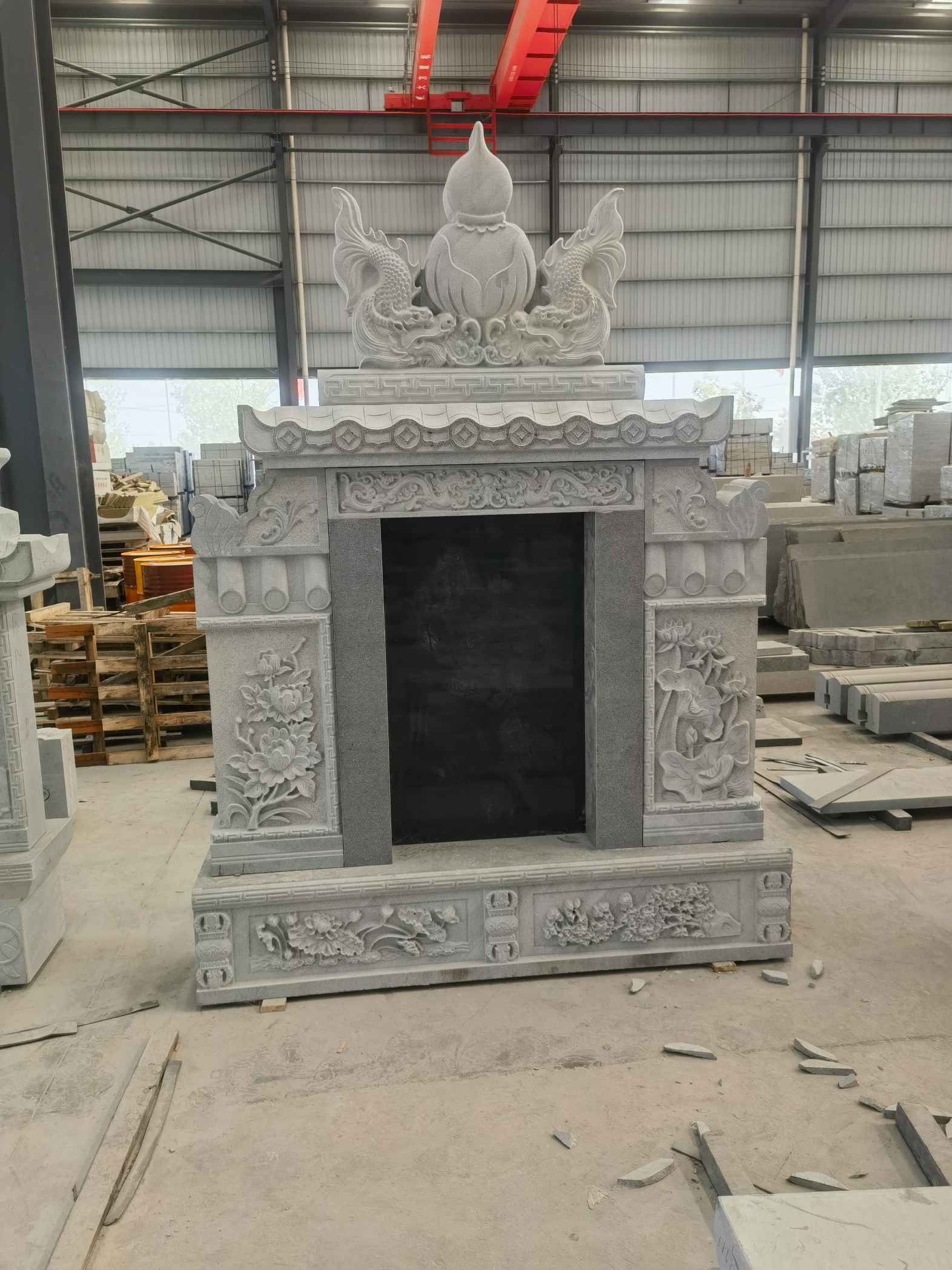 许昌 芝麻灰高档墓碑、土墓，一套也支持定做