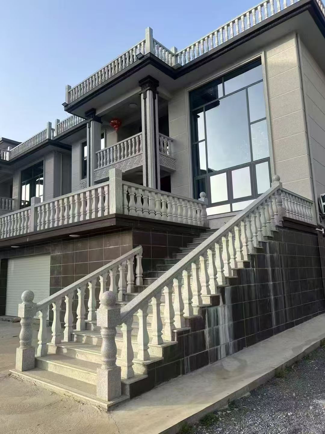 许昌 芝麻白别墅阳台栏杆，楼梯栏杆