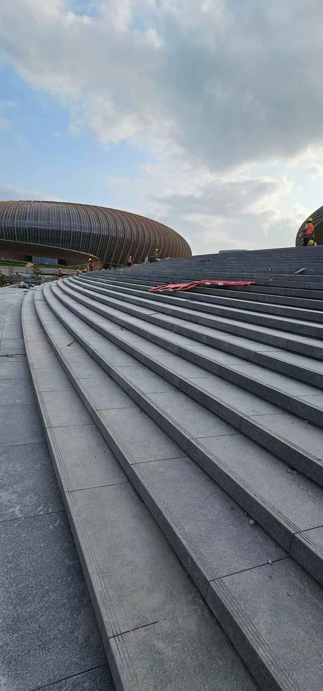 许昌 弧形整石台阶铺装效果图