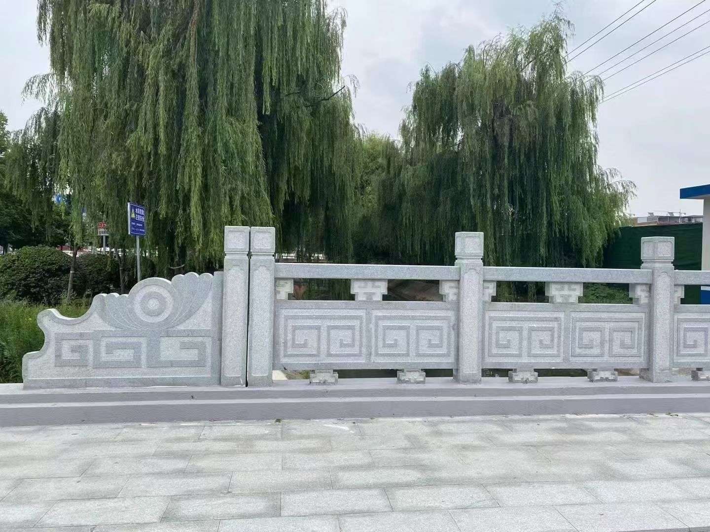 许昌 芝麻灰桥栏杆、河道栏杆安装效果