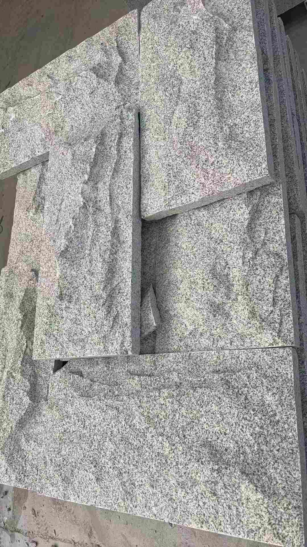 许昌 芝麻白自然面花岗岩成品板