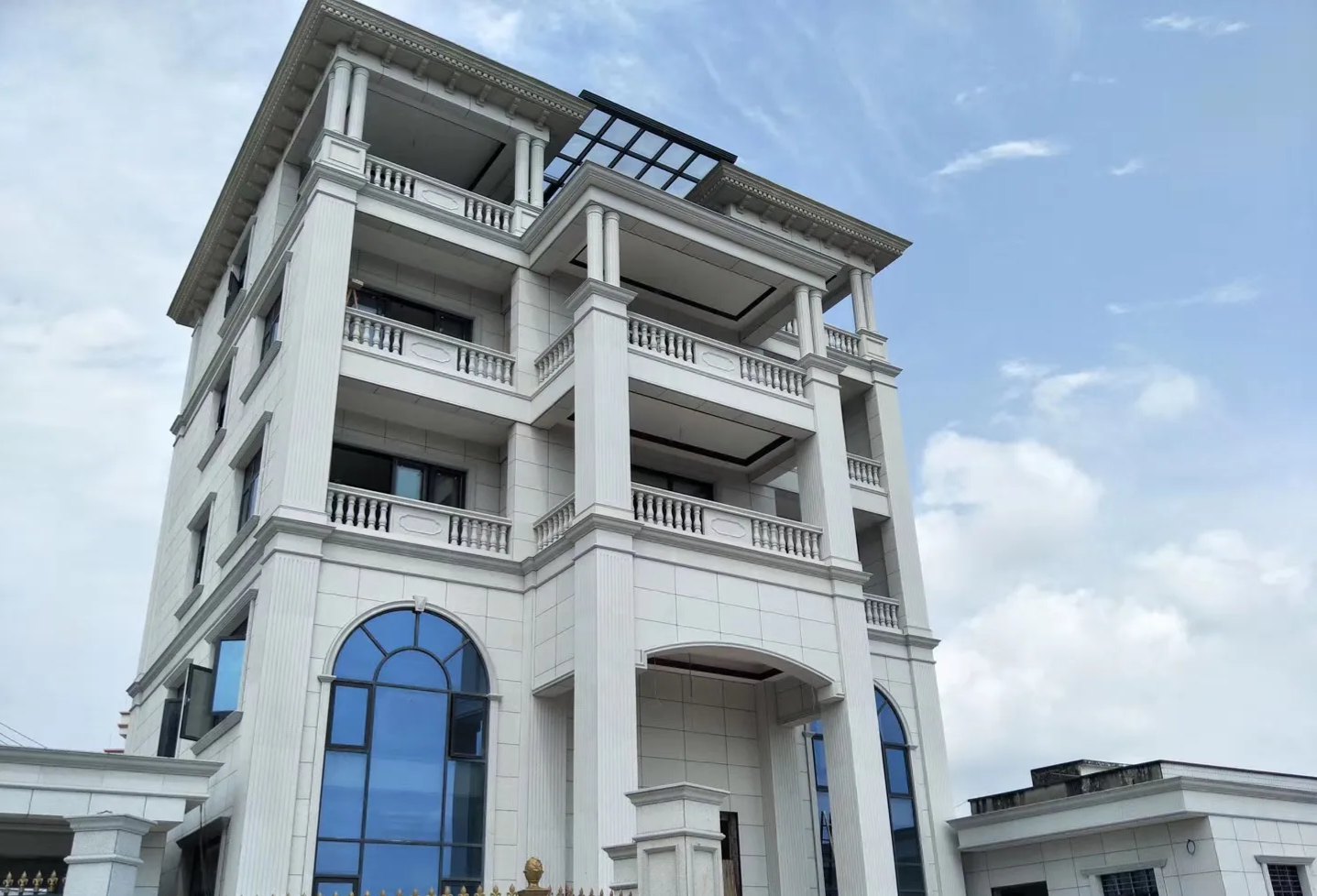 许昌芝麻白别墅干挂效果展示