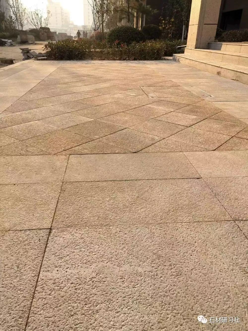 许昌黄金麻石材铺装